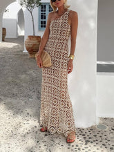 Summer Obsession One-Shoulder Crochet Lace Maxi Dress